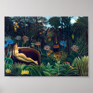 Póster El Sueño Henri Rousseau