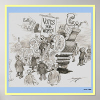 El sufragio femenino en el vagón de los años 20