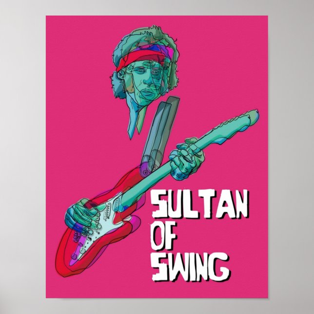 Póster El sultán funesto del rock pop de los años 70: Mus (Frente)