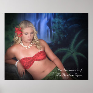 Póster "El surf de verano"