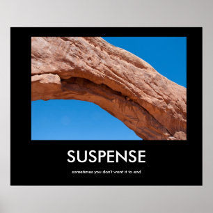 Póster El SUSPENSO "arquea" el poster del demotivational