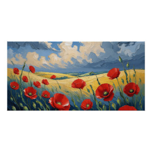 Póster El susurro del viento en las amapolas