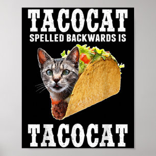 Póster El Tacocat Que Se Espolea Hacia Atrás Es Tacocat F