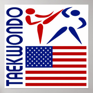 Póster El Taekwondo Estados Unidos