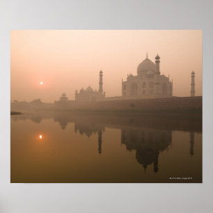 Póster El Taj Mahal, Agra, la India