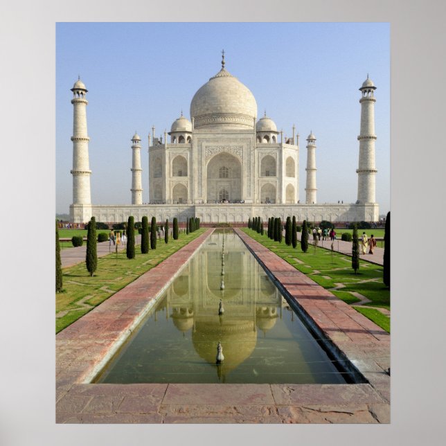 Póster El Taj Mahal, Agra, Uttar Pradesh, India, (Frente)