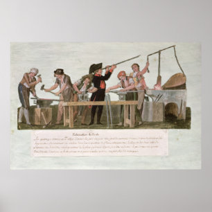 Póster El taller de los fabricantes del rifle, 1793