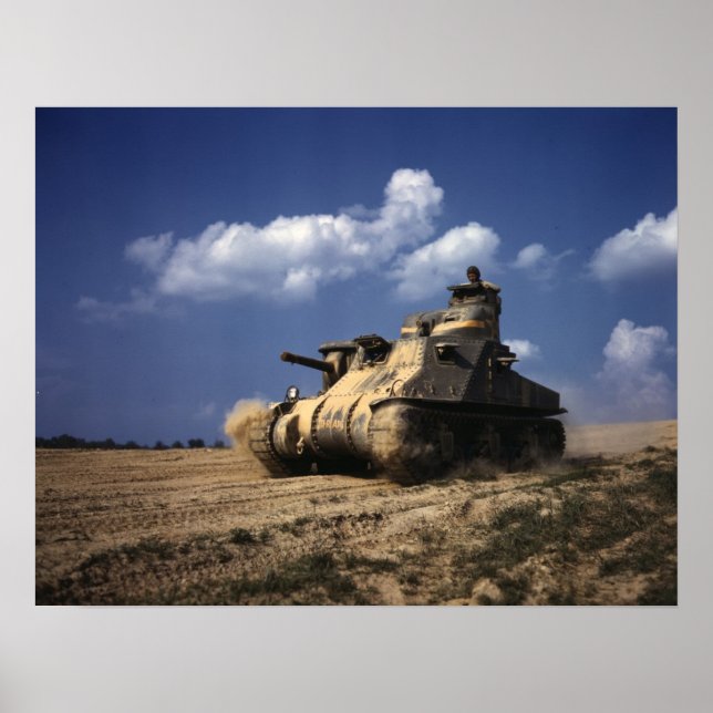 Póster El tanque M3 (Frente)