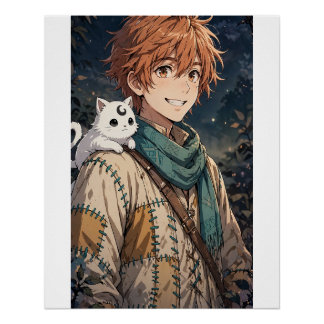 Póster El Tarot de Loco Arte Gótico de Anime — Pip Wren y
