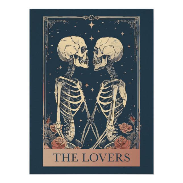 Póster El Tarot de los amantes (Anverso)