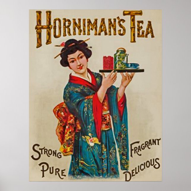 Póster El té de Horniman~Fuerte~Puro~Fragrante~Delicioso  (Frente)