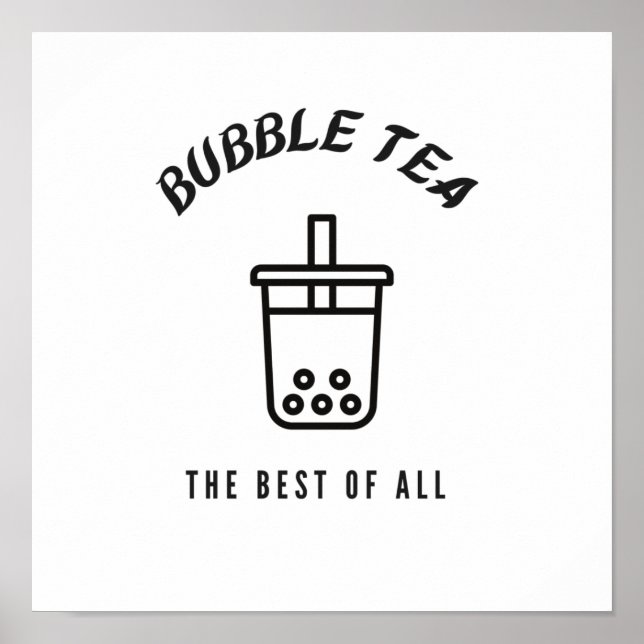 Póster El té de la burbuja lo mejor de todo (Frente)