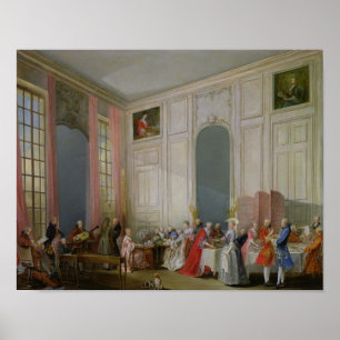 Póster El té inglés y el concierto de una sociedad