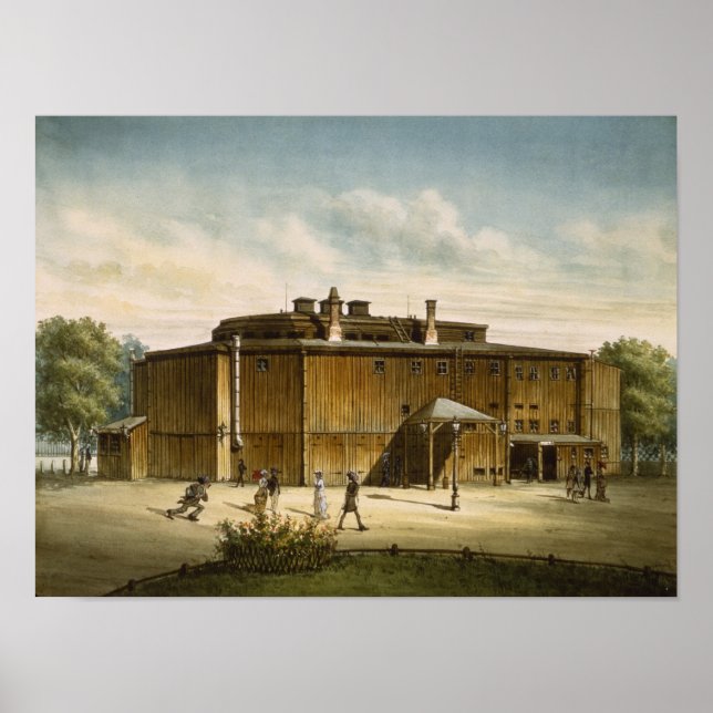 Póster El teatro de Dresden (Frente)