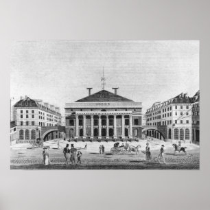 Póster El teatro de l'Odeon, 1830