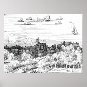Póster El teatro del cisne en el Bankside como él