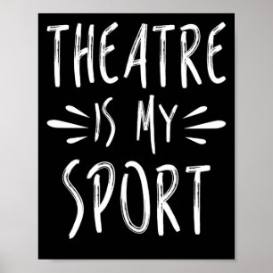 Póster El teatro musical de los actores es mi deporte