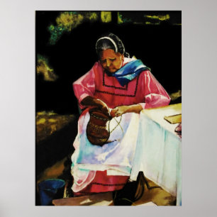 Póster El tejedor de la canasta