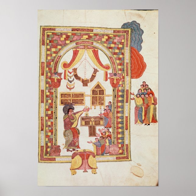 Póster El templo de Jerusalén de la "Biblia" (Frente)