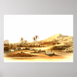 Póster El templo de Sethos I, Poster de Egipto