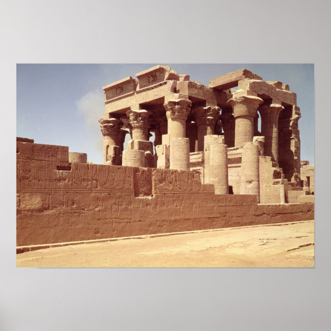 Póster El templo de Sobek y Haroeris (Frente)