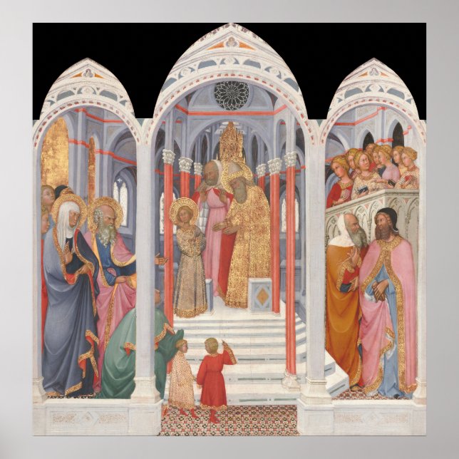 Póster El templo - Paolo di Giovanni Fei Poster Bella Art (Frente)