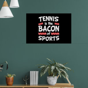 Póster El tenis es el blanco de lo gracioso del deporte
