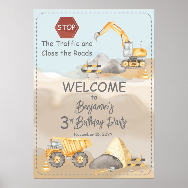 Póster El tercer Fiesta de cumpleaños de un niño de la ca (Frente)