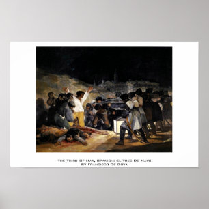 Póster El tercero de mayo, español: EL Tres De Mayo