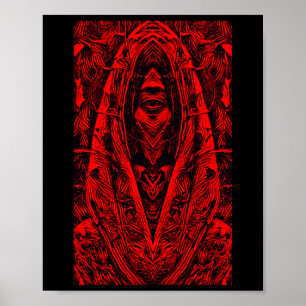 Póster El Terror Del Cocoon Cuando El Monstruo Se Despier