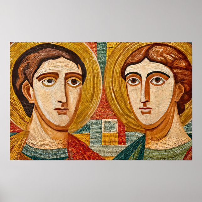 Póster El testigo curador de Cosmas y Damián (Frente)