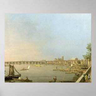 Póster El Thames de la terraza de la casa de Somerset,