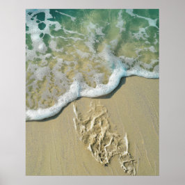 Póster El tiempo cura todas las heridas - Huellas en la a