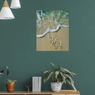 Póster El tiempo cura todas las heridas - Huellas en la a