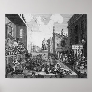 Póster El tiempo, el plato II