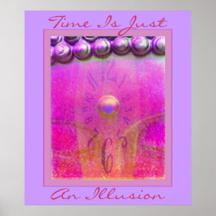 Póster El Tiempo Es Sólo Una Ilusión