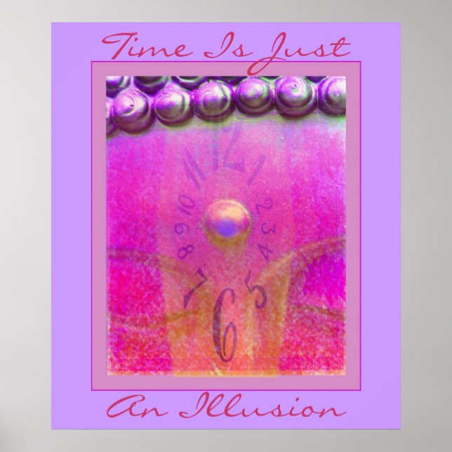 Póster El Tiempo Es Sólo Una Ilusión (Frente)