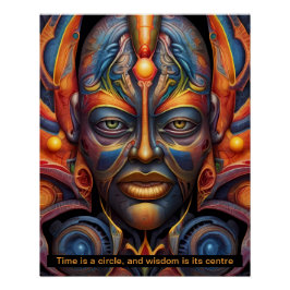 Póster El tiempo es un círculo, y la sabiduría es su cent