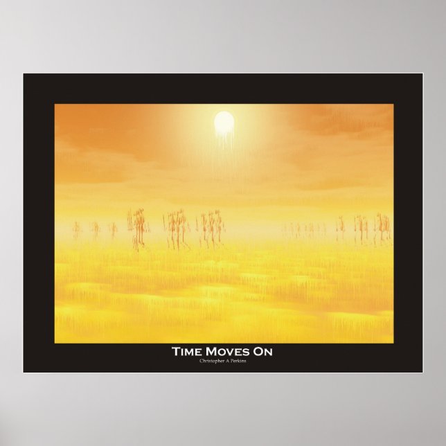 Póster El tiempo se mueve (Frente)