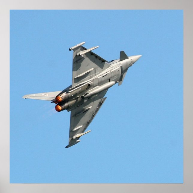 Póster El tifón Eurofighter de 24" x 24" (Frente)