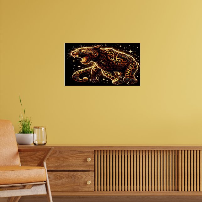 Póster El Tigre Dorado Rugiente (Salón 2)