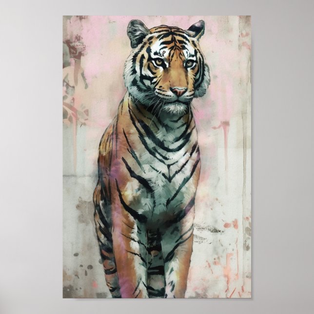 Póster El tigre furioso (Frente)