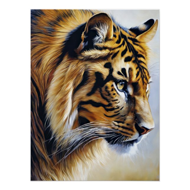 Póster El tigre grande (Anverso)