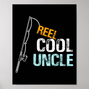 Póster El Tío Gráfico Del Tío De Guay Reel Gift De La Niñ