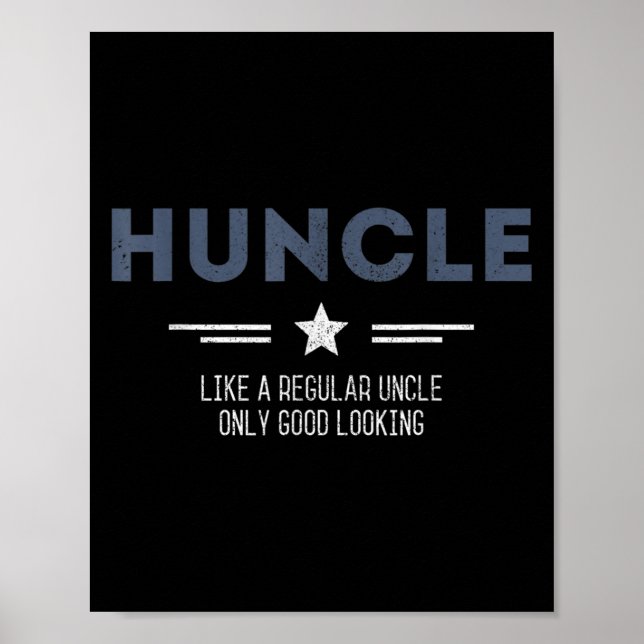 Póster El Tío Hunt Es Divertido Como Un Tío Regular Sólo  (Frente)