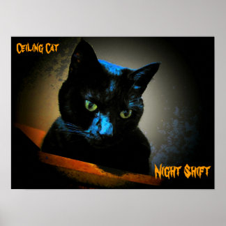 Póster Él todavía te observa de noche
