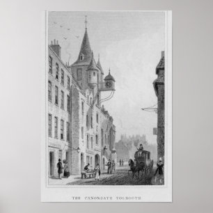 Póster El Tolbooth de Canongate, Edimburgo