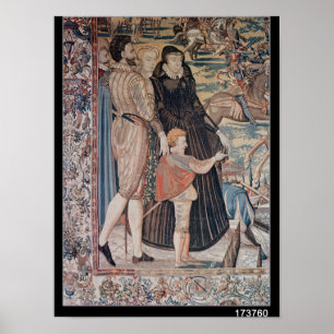 Póster El torneo, hecho por un taller de Bruselas