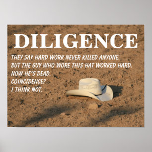 Póster El trabajo duro no le matará (prometo) 3