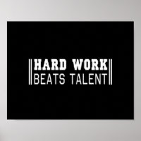 El trabajo duro supera al talento